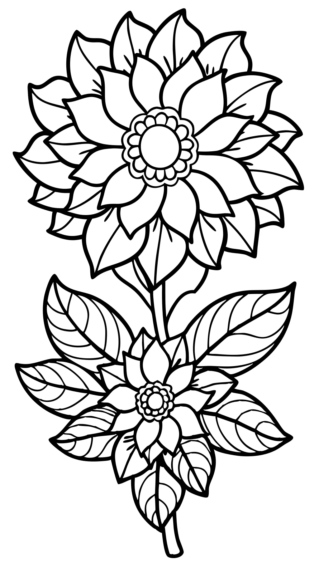 coloriages de fleurs imprimables pour adultes